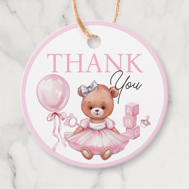 Étiquettes Cadeau Favoriser les balises (Devant)