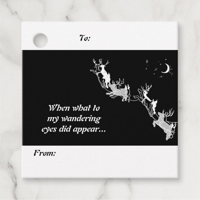 Étiquettes Cadeau Favoriser les balises (Devant)