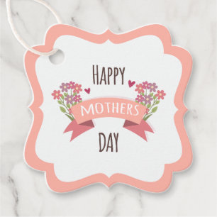 Étiquettes Cadeau Feliz Día de la Madre Etiqueta de regalo - Diseño