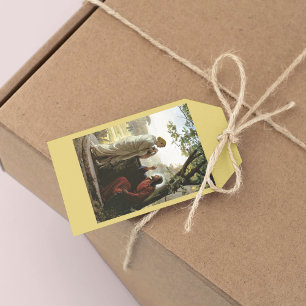 Étiquettes-cadeau Femme au puits,