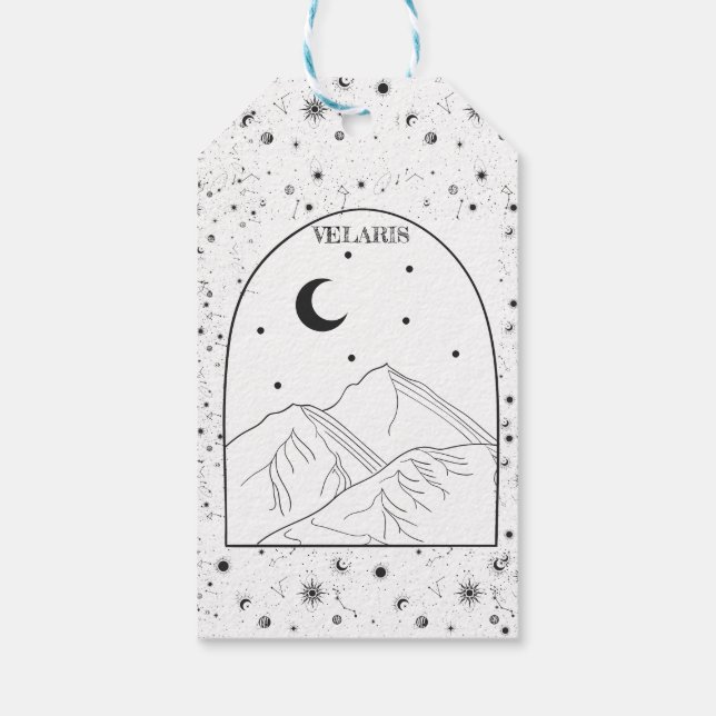Étiquettes-cadeau Fenêtre Velaris Dreamlike (Dos)