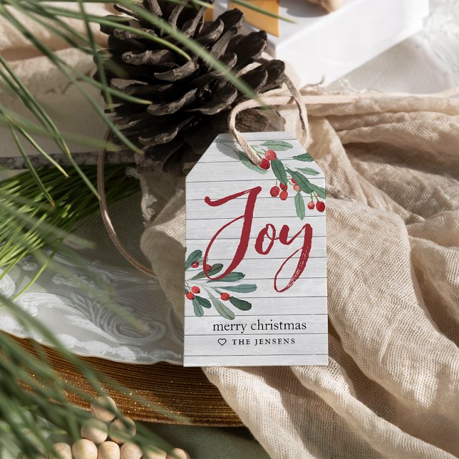 Étiquettes-cadeau Ferme Holly | Noël (Créateur téléchargé)