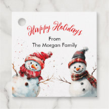 Festive Snowman Joyeuses Vacances