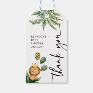 Étiquettes-cadeau Fête Baby shower Simple Jungle