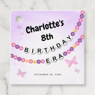 Étiquettes Cadeau Fête d'anniversaire de l'époque de l'amitié Bracel