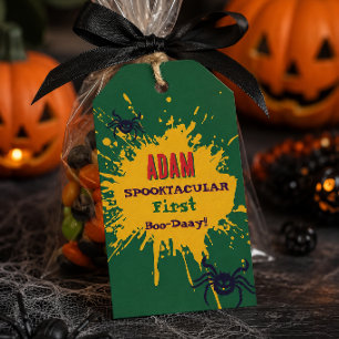 Étiquettes-cadeau Fête d'anniversaire Halloween pour enfants Hallowe