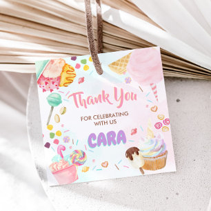 Étiquettes Cadeau Fête d'anniversaire quatre fois plus douce