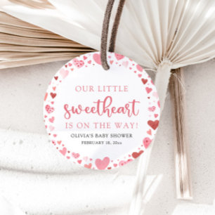 Étiquettes Cadeau Fête de bébé de la Saint-Valentin Petite Douceur R