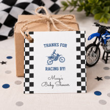 Fête de bébé moto cross