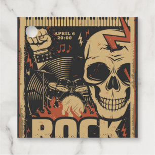 Étiquettes Cadeau Fête de la bande