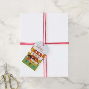 Étiquettes-cadeau Fête de l'Action de grâce