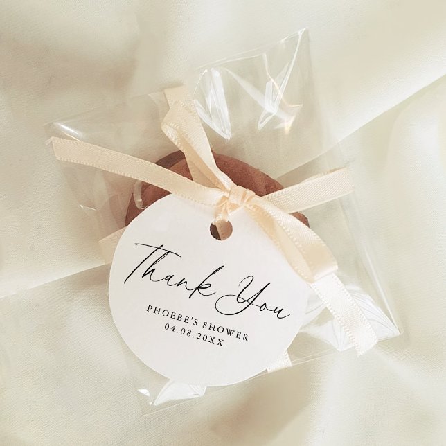 Étiquettes Cadeau Fête de Mariage avec une Écriture Manuscrite Éléga (Créateur téléchargé)