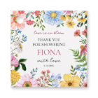 Fête de mariage champêtre "Amour en fleurs" Merci