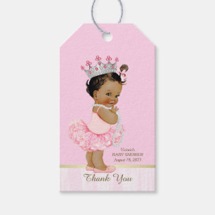 Étiquettes-cadeau Fête de naissance de la princesse ethnique balleri