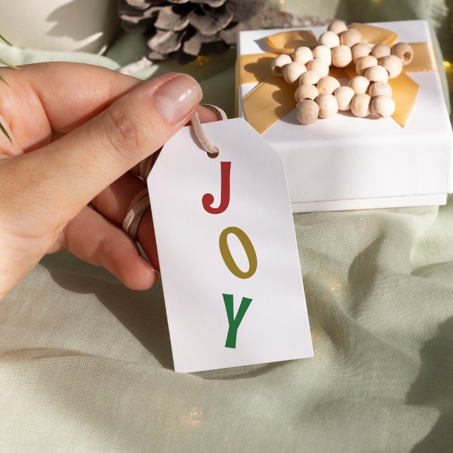 Étiquettes-cadeau Fête de Noël simple (Créateur téléchargé)