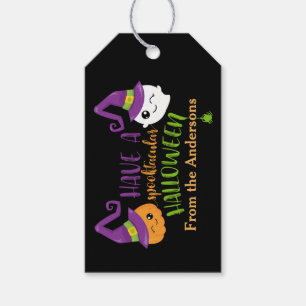 Étiquettes-cadeau Fête d'Halloween Spooktaculaire Faveur personnalis