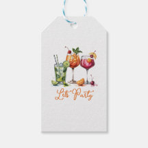Fête estivale de cocktails avec des boissons color