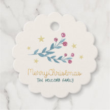 Fêtes Berries et étoiles Noël d'or