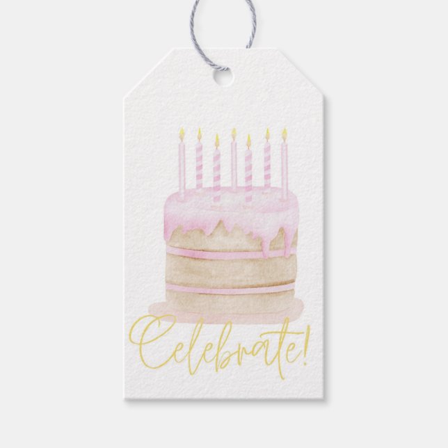 Étiquettes-cadeau Fêtez ! Étiquette-cadeau (Devant)