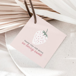Étiquettes Cadeau Fields fraises Berry Sweet