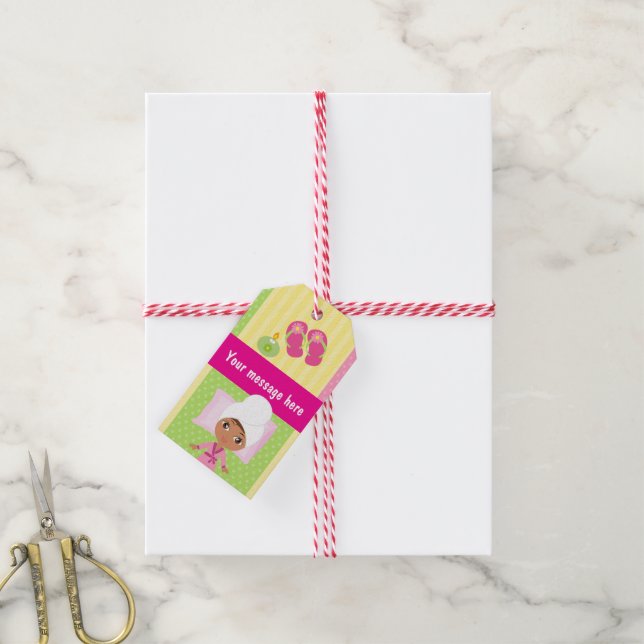 Étiquettes-cadeau Fille Spa Anniversaire Fête Fête Faveur (Avec de la ficelle)