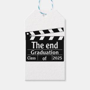Étiquettes-cadeau Fin de la graduation 2025 Cinema Graduate