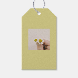 Étiquettes-cadeau Fingertip Daisy – Minimalist Floral Gift Tag