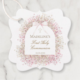 Étiquettes Cadeau First Communion girl