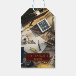 Étiquettes-cadeau Fisherman´s Deck personalize