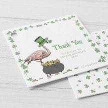 Flamingo Trèfle Irlandais Merci