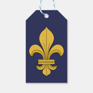 Étiquettes-cadeau Fleur de lis