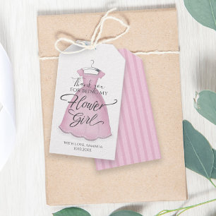 Étiquettes-cadeau Fleur Mariage Personnalisé Vintage Cute