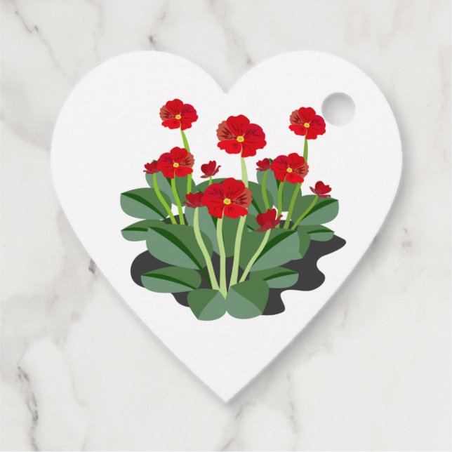 Étiquettes Cadeau Fleurs (Dos)