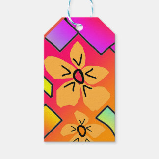 Étiquettes-cadeau Fleurs