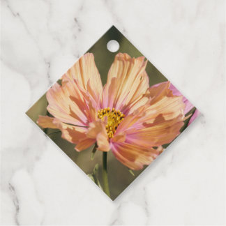 Étiquettes Cadeau Fleurs de Cosmea d'Été Rétro