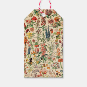 Étiquettes-cadeau Fleurs vintages