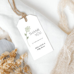 Étiquettes-cadeau Floral Baby In Bloom Baby Shower Gift Tag