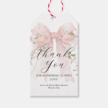 Floral Bow Elegant Flower Girl Baby Shower