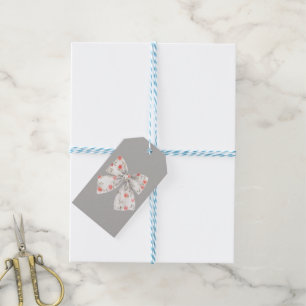 Étiquettes-cadeau Floral Cottagecore Cute Bow Tags cadeaux