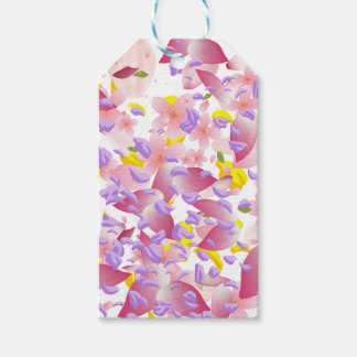 Étiquettes-cadeau Floral, mixed petals prinf Small Gift Bag