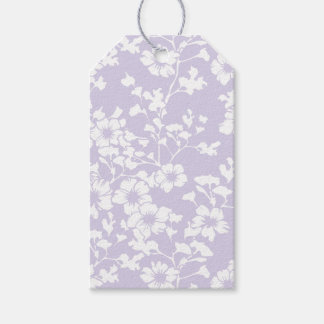 Étiquettes-cadeau Floral Trellis - Dusty Lavender