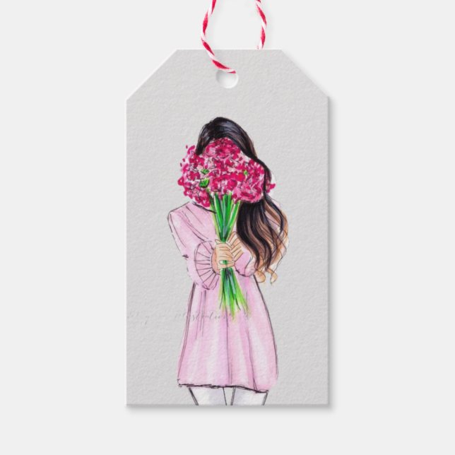 Étiquettes-cadeau Flower girl pour vous (Devant)