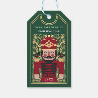 Étiquettes-cadeau Folk Nutcracker Christmas Personalized Ornament