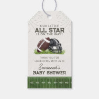 Football Little AllStar Touchdow Baby shower Favor