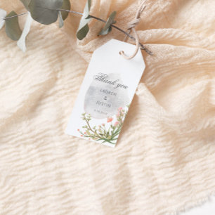 Étiquettes-cadeau Forêt magique Mariage floral Favor Tags cadeaux