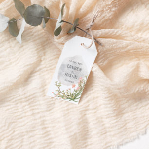 Étiquettes-cadeau Forêt magique Mariage floral Favor Tags cadeaux
