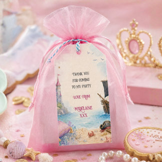 Étiquettes-cadeau Fourniture de fête d'anniversaire princesse et pir