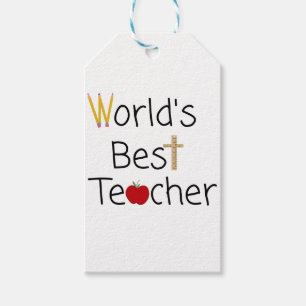 Étiquettes-cadeau Fournitures scolaires des meilleurs enseignants Co