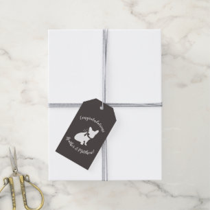 Étiquettes-cadeau French Bulldog Theme Party - Baby shower neutre