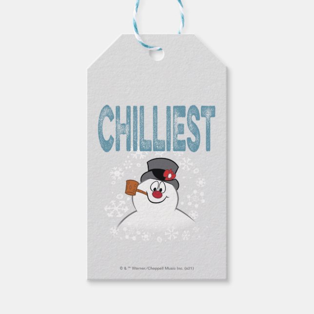 Étiquettes-cadeau Frosty the Snowman™ | Chilliest (Devant)